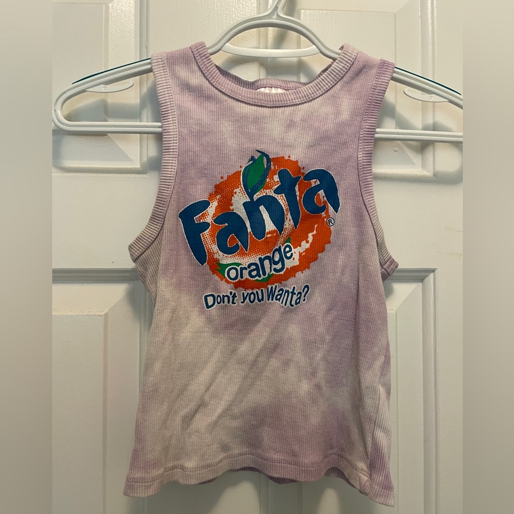 Fanta Purple Tie-Dye Tank Top